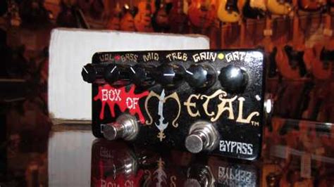 Zvex Box of Metal Black hand painted 